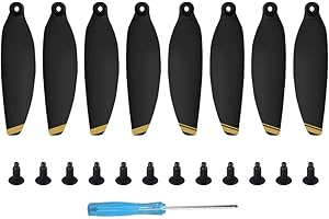 8pcs Mavic Mini Propellers 4726F Low Noise Propellers Paddle Blades Gold