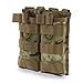 Outry M4 M16 AR-15 Type Magazine Pouch Mag Holder - Triple/Double/Single Airsoft MOLLE Mag Pouch - Open Top Version - Double - Multicam/CP