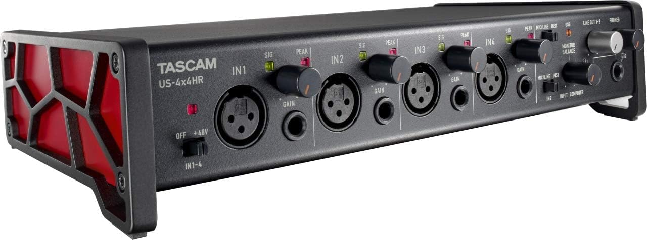 Tascam US-4x4HR, Black