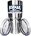 MythGeek Coolers Vacuum Insulated Tumbler Kit, Stainless Steel Dual Wall, Thermal Coffee Travel Cup Mug, Thermos BPA Free, Hold Ice 24 Hours, Siliver 30oz