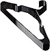 Utopia Home 20-Pack Plastic Hangers for Clothes - Space Saving Notched Hangers - Black