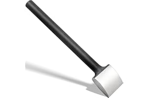 1052 Auto Body Spoon Dolly, 4.2 Lb, 2-1/2" x 1" x 3", 11" Long Handle Autobody Repair Tool. Wing Ding Spoon for Metal Shaping
