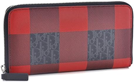 Amazon Dior Homme ディオール オム 財布 メンズ Pvcコーティングキャンバス ラウンドファスナー長財布 レッド ブラック 2debc011 Xiw 26q 並行輸入品 財布