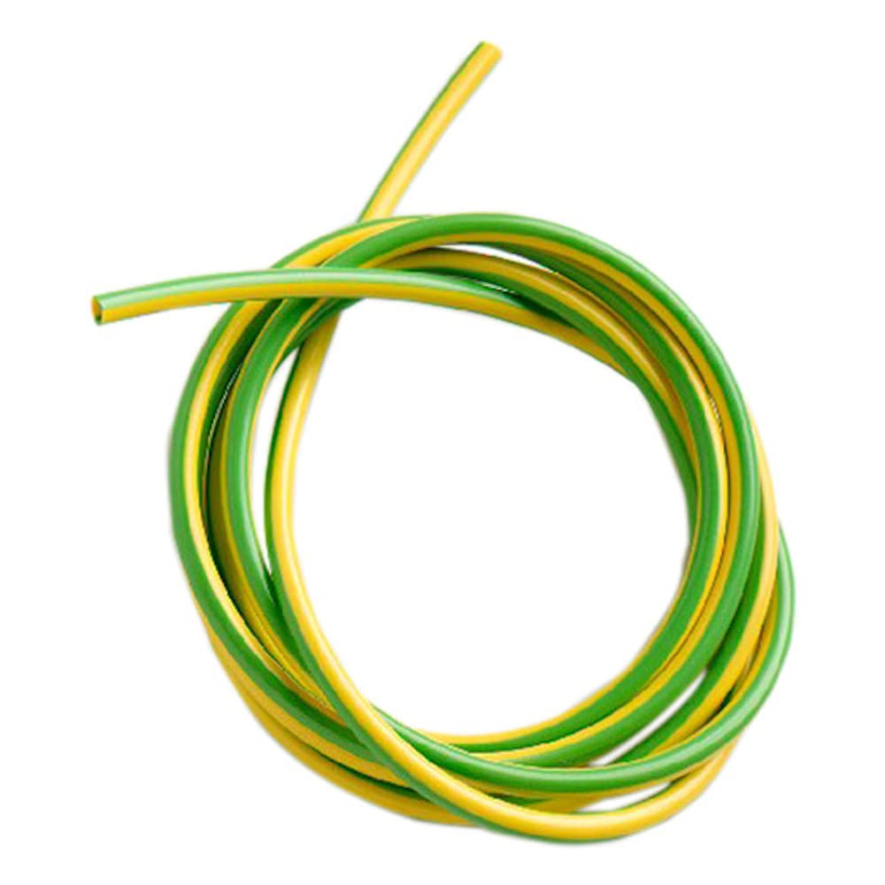 Merriway BH01501 Earth Sleeving, 3.0mm Yellow & Green, 1 Metre (39 inch)