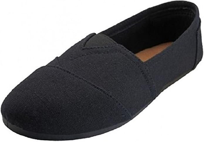 womens slip on canvas pumps