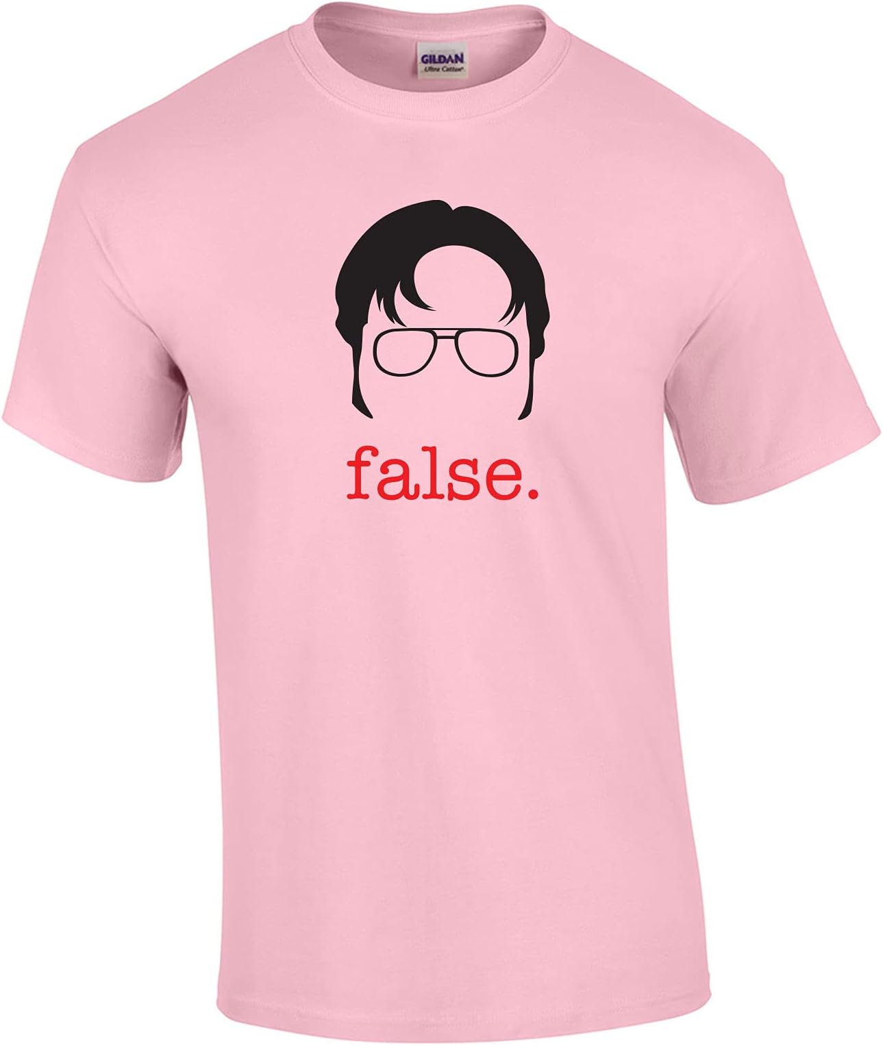 Swaffy Tees 722 False Dwight Schrute Funny Men’s T Shirt
