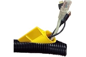 ELECTRIDUCT Yellow Loom Tool - Cable Insertion for Small Bundles from 1/4" to 3/8"