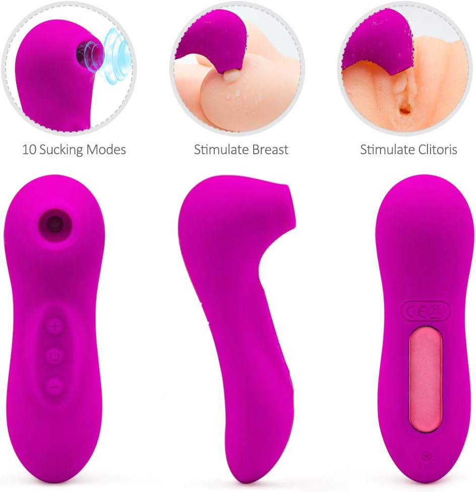 Powerful Clitorial stimulating with 10 Suction Modes for Female,can USB Rechargeable Waterproof G Spots masseger for Women Suction Secret Packing
