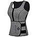 HOPLYNN Neoprene Sauna Sweat Vest, Waist Trainer Slimming Vest for Women Weight Loss with Adjustable Waist Shaper Belt
