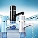 Morhua Wireless Auto Electric Gallon Bottled Drinking Water Pump Dispenser Switch, Automatic Electric Water Drinking Portable Button Pump Dispenser Gallon Bottle Switch 5W and 12V (Black)