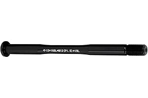 rningo M12 Thread Pitch 1.5mm * 12mm Bike Hubs Thru Axle Skewer Adapter Fit for MTB/Road Bike 12mm *122/125/127/158/160/162/166/168/172/175/177/180mm