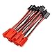 10 PCS JST Female to JR Futaba Male Servo Connector Plug Adapter Cable 22AWG Silicone Wire for RC Lipo Battery