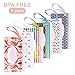 Blisstime Wet Wipe Pouch, 6 Pack Baby Wipe Holder Travel Cases, Reusable Eco-Friendly Pouches to Keep Wipes Moist (Type A)
