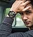 EX16 Rugged Waterproof Sports Smart Watch for Men Women Bluetooth Smartwatch with Activity Tracker Pedometer Steps Calories Counter Stopwatch Long Battery Life Compare for iOS & Android (Black)