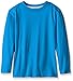 Scout + Ro Big Boys' Long-Sleeve Solid Crew-Neck T-Shirt, Electric Blue, 10