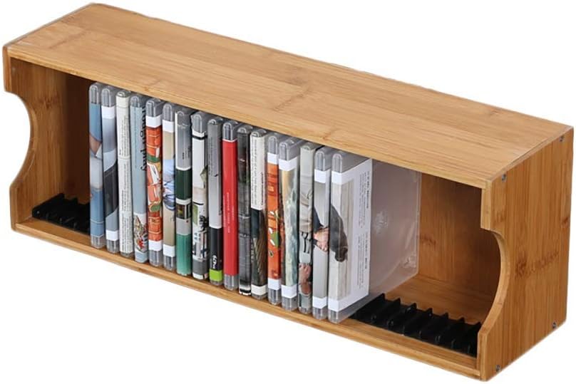 GWXJZ CD DVD Racks PS4 Storage Rack Solid Wood Bluray Disc