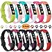 Ouwegaga Compatible for Fitbit Alta Bands, For Fitbit Ace Bands for Kids Small Multi Color 12 Pack