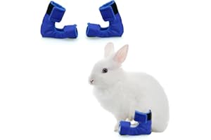 VOMVOMP 1 Pair of Water Resistant Rabbit Socks for Sore Hocks Elbow Protective for Bunny Recovery and Relief Wound Pain Waterproof