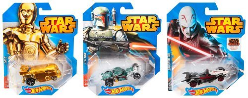 Hot Wheels Star Wars Character Car, Darth Vader