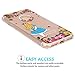 JAHOLAN iPhone 7 Case, iPhone 8 Case Amusing Whimsical Design Clear Bumper TPU Soft Case Rubber Silicone Cover for iPhone 7 iPhone 8 - Wonderland