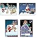Boxed Set of 36 Funny Christmas Card Variety Pack - Ultimate Boxed Pack Cards & Envelopes - 18 Different Humorous Designs