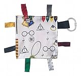 Baby Sensory Crinkle & Teething Square Lovey Toy with Closed Ribbon Tags for Increased Stimulation: 8