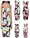 Roiii (TM) WOMENS V Neck SLEEVELESS CAMI STRETCH PENCIL BODYCON MIDI DRESS