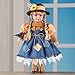 Women's Scarecrow Girl Collectable Porcelain Doll with Crow, Fall Home Décor