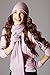 Marcus Mayfield Scarf Hanger & Closet Organizer, The No Snags Best Space Saving Scarf & Tie Hanger & Holder for Scarves, Pashminas & Infinity Scarves | Stores Over 2 Dozen Accessories (1-Purple)