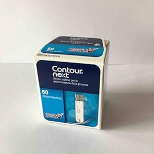 Contour Next Blood Glucose Strips Reactive Measurement, 50 Pieces