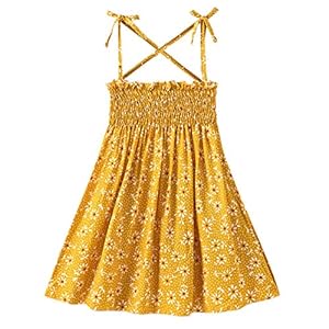 CHOSERL Peuter Baby Meisje Jurken Mouwloze Bandjes Bloemen Strandjurk Prinses Sundress Zomer Kleding Outfits