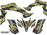 Senge Graphics 2003-2008 Suzuki LTZ 400, Wildfire Yellow Graphics Kit