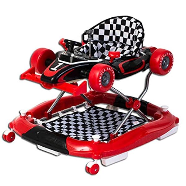 Bellelotus Activity Baby Walker 2 In 1 Car Walker Red Marcheurs Pour Bebe Reglables Anti Rollover