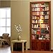 SENGE Bookshelf Door Wall Murals Door Murals Door Decals Door Wall Sticker Bookcase Door Wall Stickers Wallpaper Mural DIY Home Decor Poster Decoration (4#Bookshelf)