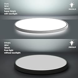 TALOYA 18 Inch Flush Mount Led Ceiling Light