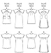 BUTTERICK PATTERNS B6601 Women's/Women's Petite Dress, Size 22W-24W-26W