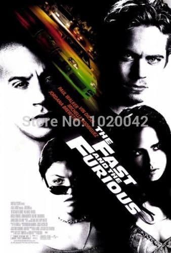 Prague World The Fast And The Furious (2001) 24 X 36 Vintage Poster Movie Poster Vin Diesel Paul Walker