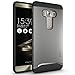 TUDIA ZenFone 3 Deluxe ZS570KL Case, Slim-Fit Merge Dual Layer Protective Case for ZenFone 3 Deluxe (ZS570KL) (Metallic Slate)