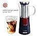 Cold Brew Coffee Maker and Tea Infuser by Cooxon - Premium quality cold coffee brewer, airtight, durable and BPA Free, 1L/34Oz with with Removable Stainless Steel Filter, dishwasher safe