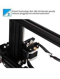 Nidouillet Creality Ender 3 V Slot Bearing Prusa i3 DIY impresora 3D con resume de impresión MK 10 extrusor para uso doméstico y escolar, niños, diseño y educación (1.76 oz de filamento de prueba incluido) AB008
