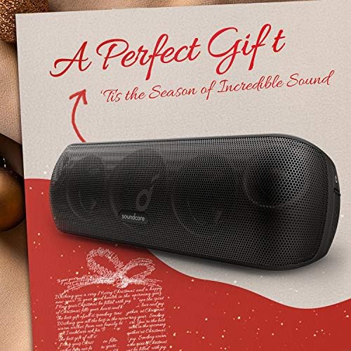 Soundcore Motion+ Enceinte Bluetooth avec Son Hi-Res 30W, USB-C, 12 Heures d'autonomie, étanchéité IPX7, appli avec EQ modifiable, DSP avancé et Audio Haute fidélité