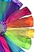EachWell Little Girls Layered Rainbow Ribbon Tutu Skirt Dress Ballet Tiered