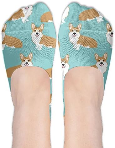 Queen's Corgi Doggy Animal No Show Socks Socks Women Low Cut Sock Liners