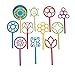 Super Fun Bubble Wand Assortment (1 Dozen) Summer Fun, Children's Bubble Supplies, Arts & Crafts