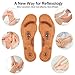 3 Pairs Acupressure Magnetic Massage Insoles, Oumers Health Foot Magnetic Therapy Magnet Acupressure Shoe, Brownthumb 1