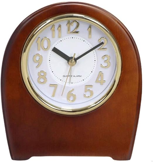 Bedside Clock Solid Wood Clocks 3D Stereo Digital Alarm Clock Table Clock Dualpurpose Living