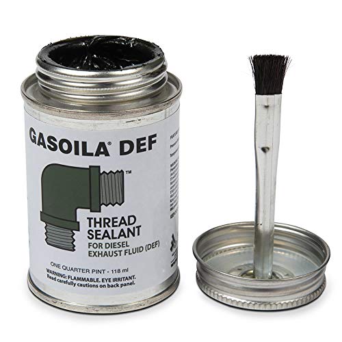 Gasoila DE04 DEF Diesel Exhaust Thread Sealant, 1/4 Pint Brush Buy