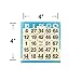 American Games Bingo Paper Game Cards - 1 Card - 5 Sheets - 100 Books - 4 Inch Square Size Disposable Cards - Made in USA