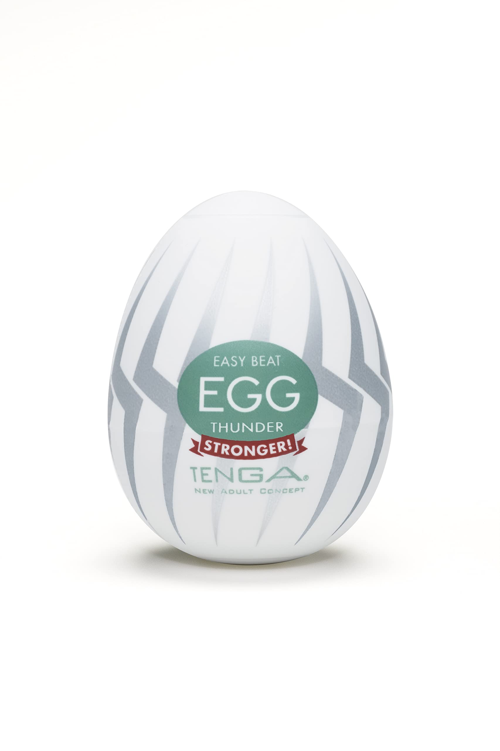 TENGA Egg Thunder Masturbator, White, One Size, green