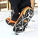 Uelfbaby Micro spikes Footwear Ice Traction System Safe Protect for Walking, Jogging, or Hiking on Snow and Ice